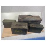 Ammo Boxes and Leather Tool Tote (7.5'x10'x20')