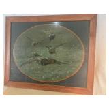 Framed Redhead Advertising Poster