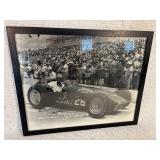 Indy Racer Jim Rathman Signed Picture 21 x 17