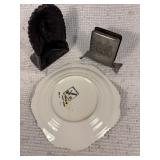Indiana Plate Harkerware Cast Iron Indian Bookend