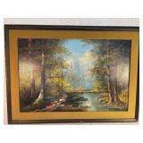 Werner Oil on Canvas Landscape 32 x 43