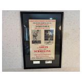 Joe Louis Vs Max Schmeling Boxing  Picture Signed