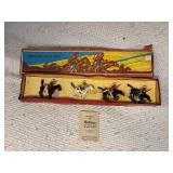 Britains Wild West Set in Box Indians on Horses