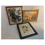 Collection of 3 Bird prints
