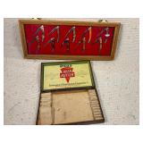 10 Case Knives in Case King Cutter Box Only