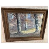 Walter Eyden Watercolor Woods Indiana Artist