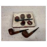 Set of 3 Smoking Pipes Mastercraft