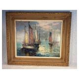 Nautical Print W.Eddie oil and canvas