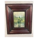 Indian on Horse 11 1/2 x 13 1/2
