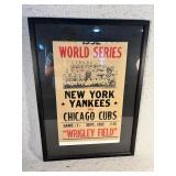 Yankees 1932 Cubs Game/ Wrigley Field Poster