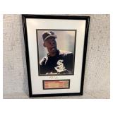 Michael Jordon Debut Game White Soxs Frame Ticket