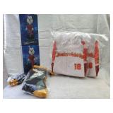 2 Jackrabbits mini backpacks, bobble heads, pairs