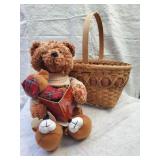 Storytime Bear & Basket with liner