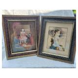 Vintage Framed Prints 11x13