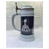Super Bowl XLVI Stein - Held in Indianapolis, IN