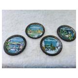 3in Walt Disney World Glass Saucers