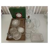 Assorted glassware