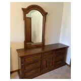 Dresser and mirror Dresser and mirror