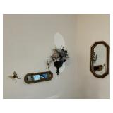 2 - mirrors and wall decor