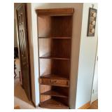 Wood corner cabinet