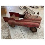 Vtg Pedal car