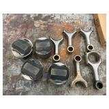 Pistons and connecting rods