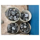 Assorted pistons  4 buckets