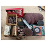 Air sander with sanding dics