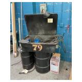 Solvent tank parts washer