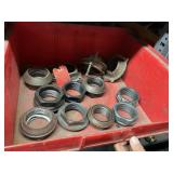 Assorted wheel nuts