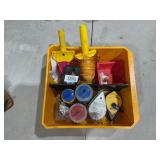 Chalk line tools and chalk