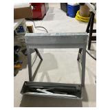 Metal sawhorses