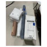 Stretch wrap,vapor barrier, plastic, paper roll