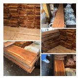 Eastern and western cedar boards, cedar fence