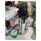 AE Golf band and Clubs, golf balls