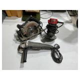 Porter cable saw and grinder Milwaukee router