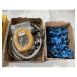 Hose clamps and hoses