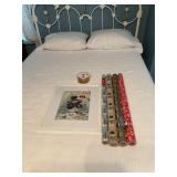 Hand made Christmas picture, wrapping paper