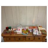 Holiday decorations and paper goodies