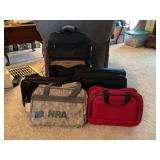 Assorted Rolling computer bag and NAR BAG