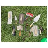 Assorted drywall tools