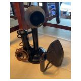 Vintage phone and iron