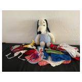 Snoopy and his clothes