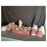 Candles and lamp decor