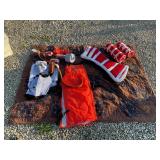 Horse quilt and supplies