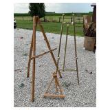 3 easels