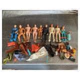 Toy cowboys and Indians with access.
