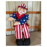 Uncle Sam with chairs