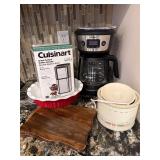 Coffee Maker, Coffee Grinder & Small Crock Pot