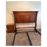 Queen Bed Frame and Nightstand